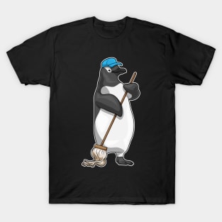 Penguin Cleaner Mop T-Shirt